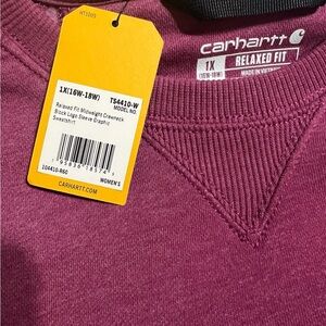 NWT CARHARTT 104410 - Women's Midweight Graphic Sweatshirt 1X (16W-18W)